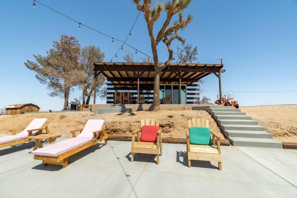 The Invisible Wind Cabin- Joshua Tree Amazing View Yucca Valley Eksteriør bilde