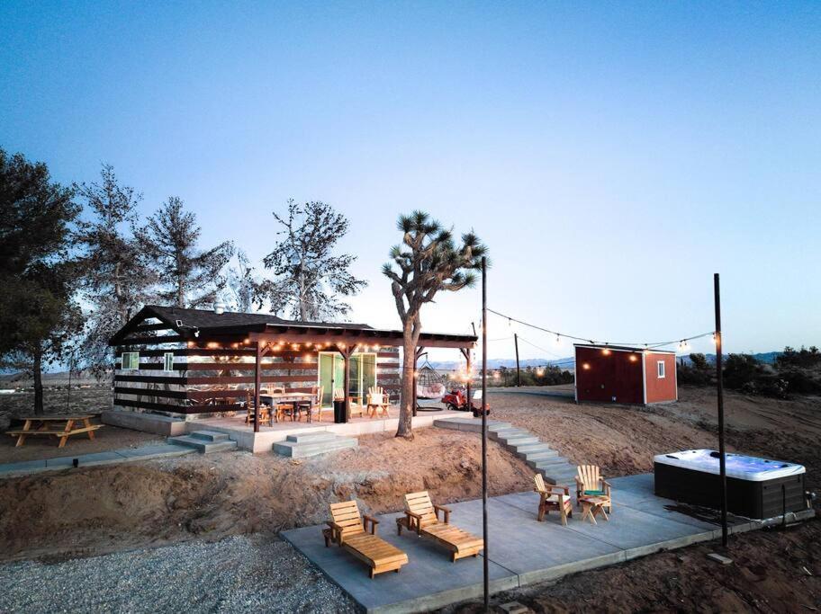 The Invisible Wind Cabin- Joshua Tree Amazing View Yucca Valley Eksteriør bilde